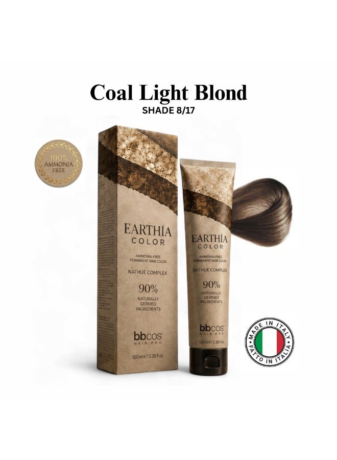 bbcos Earthia Hair Color 100ml 8.17 - Image 1