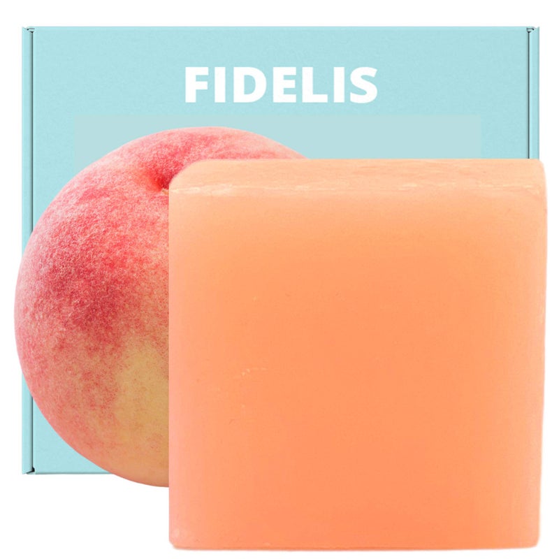 Fidelis Yoni Soap Bar 2 Pack 35 Oz pH Balanced V Clean Natural Feminine Wash Peach - Image 1