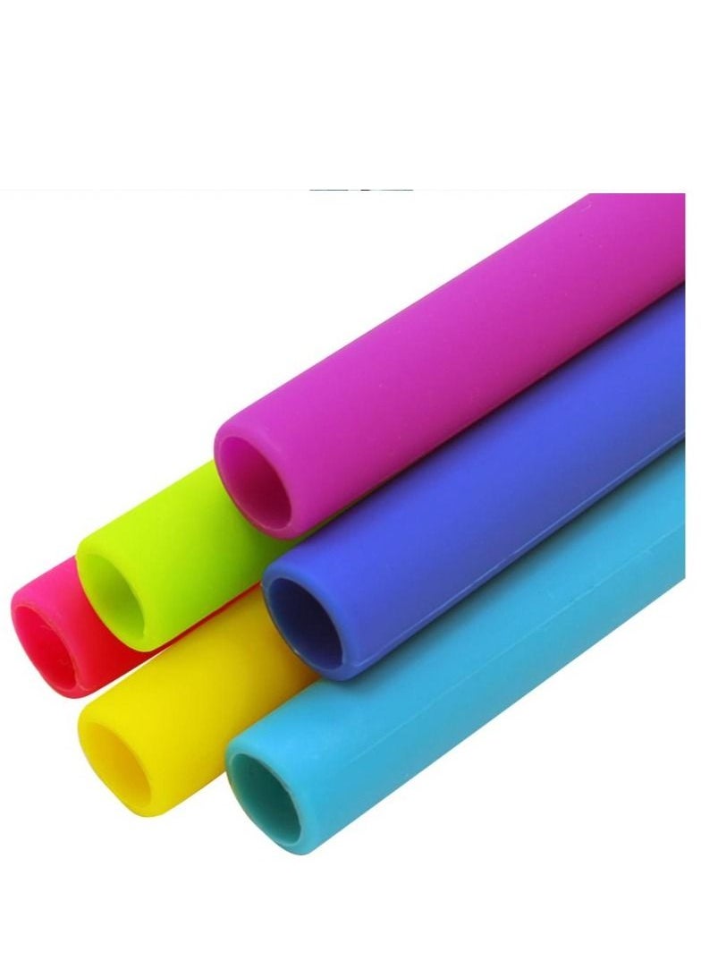 Generic Folding Straw Creative Silicone Portable in  Storage Box  - Image 5