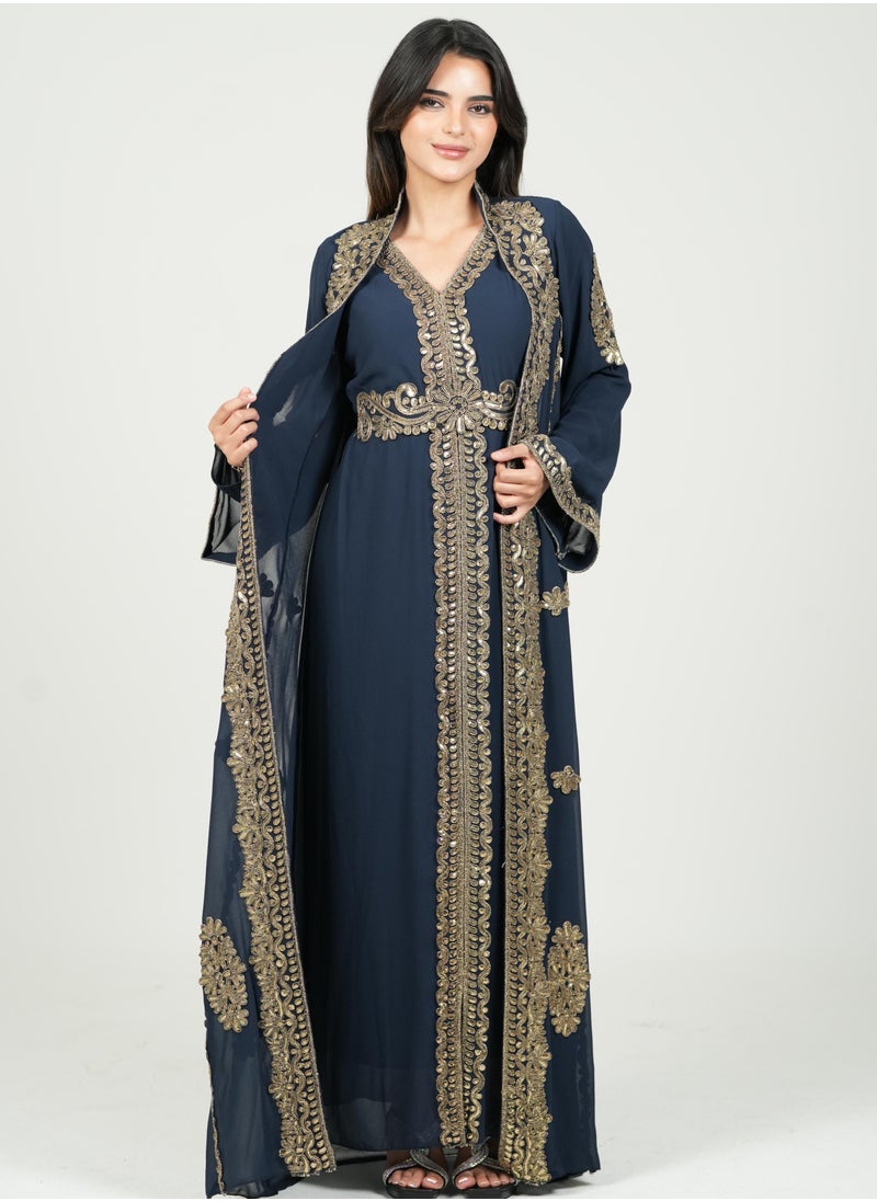 AL BENT AL SHARQIEH ladies kaftan dress jalabia  - Image 1
