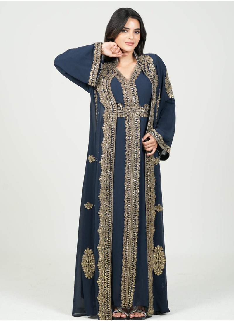 AL BENT AL SHARQIEH ladies kaftan dress jalabia  - Image 2