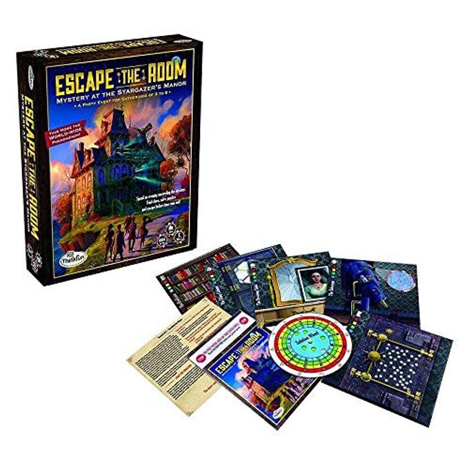 thinkfun Escape The Room Stargazer's Manor A Thrilling Escape Room Game in a Box for Ages 10 and Up | Enhances Logical Reasoning | Perfect for Family Game Night | Ideal Gift for Puzzle Lovers - Image 5