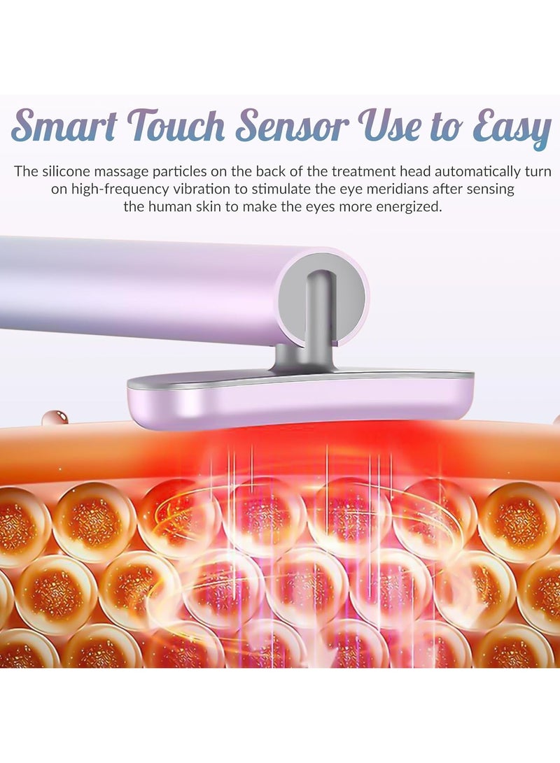 general Red Light Therapy for Face,4-in-1 Facial Wand LED Light Therapy Eye Device with Facial Massager Microcurrent Hot Compress for Anti-Aging and Wrinkless Skin Care at Home - Image 5