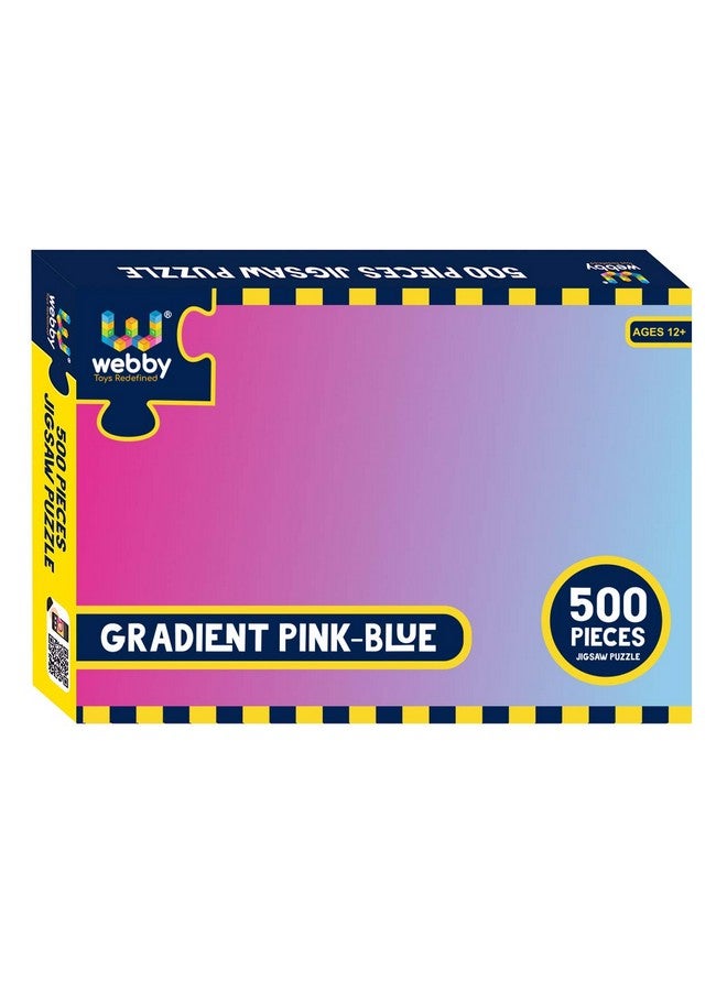 Webby Gradient Pink-Blue Jigsaw Puzzle, 500 Pieces - Image 1