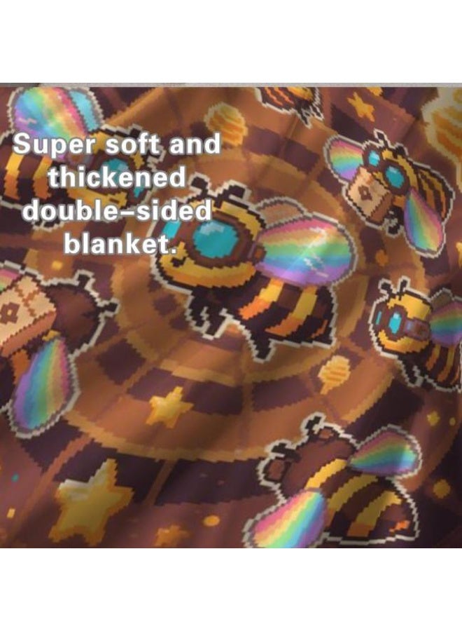 عام Wisdom Fairy (أحدث) بطانية رقيقة من الفانيلا (دافئة ومريحة، ومناسبة للنوم، واستخدام اللعبة، وإزالة الغبار والرمل) 150 سم * 200 سم - 112 - Image 5