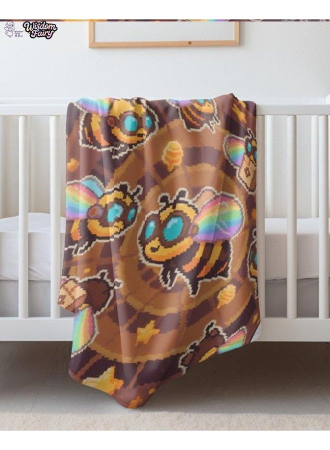 عام Wisdom Fairy (أحدث) بطانية رقيقة من الفانيلا (دافئة ومريحة، ومناسبة للنوم، واستخدام اللعبة، وإزالة الغبار والرمل) 150 سم * 200 سم - 112 - Image 1