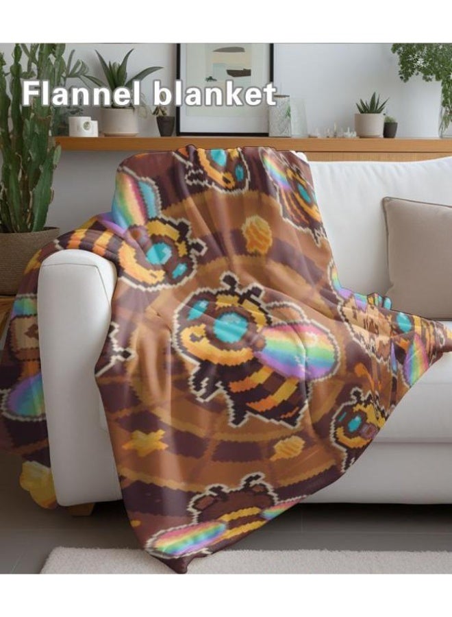 عام Wisdom Fairy (أحدث) بطانية رقيقة من الفانيلا (دافئة ومريحة، ومناسبة للنوم، واستخدام اللعبة، وإزالة الغبار والرمل) 150 سم * 200 سم - 112 - Image 4