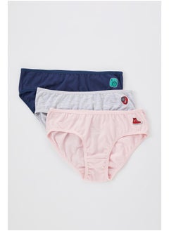 DeFacto Girl Underwear Regular Fit Slip - 3 Pack  - Image 3