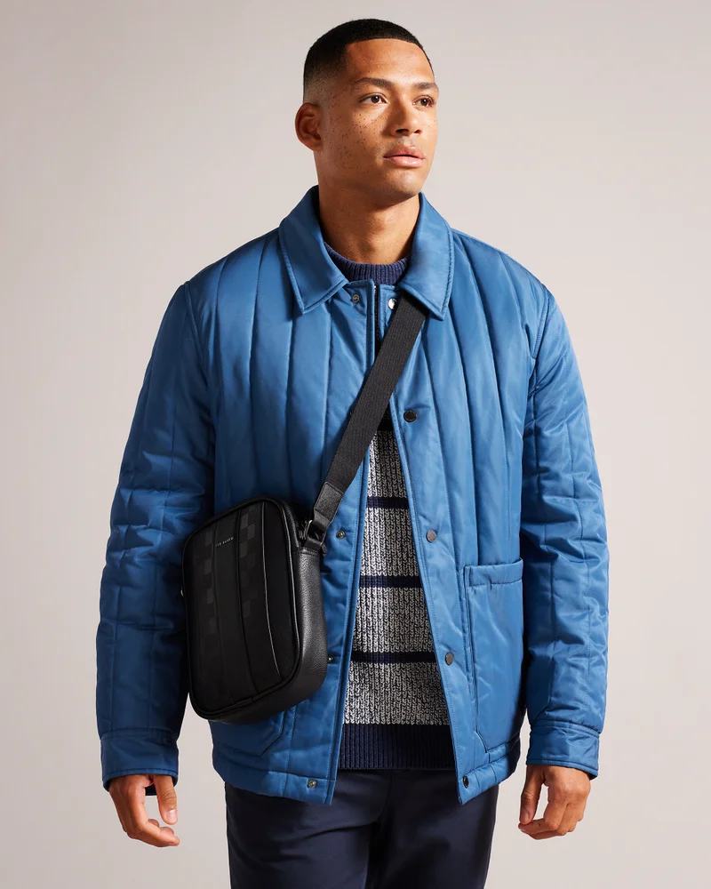 Ted Baker House Check PU Flight Bag