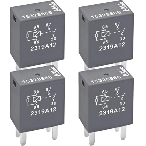 Casalytics Relay 15328866 (Set of 4) – 12VDC 20A 4-Pin High-Power SPDT Relay – Multi-Use Replacement for GM, GMC, Buick, Chevy Trucks & Cars - Image 1