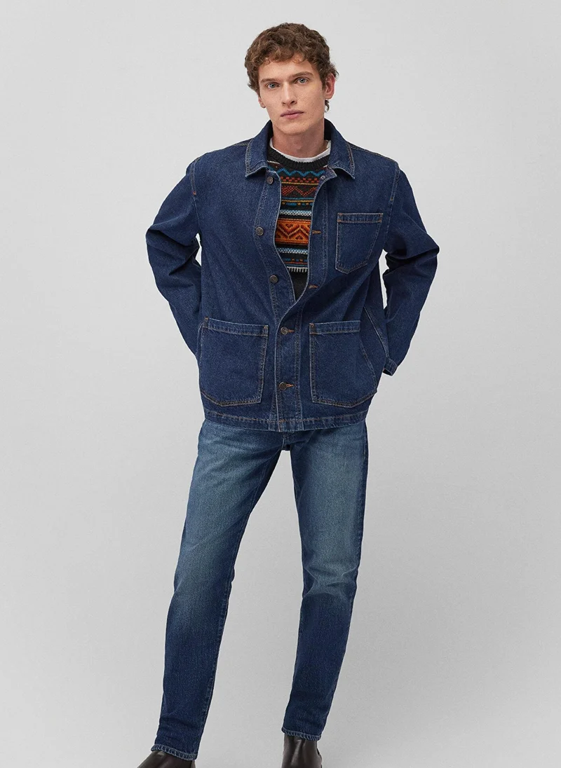 MAVI VICTOR Dark 90's Blue Denim