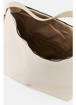 XOXO Women brand Logo Shoulder Bag, Cream  - Image 4