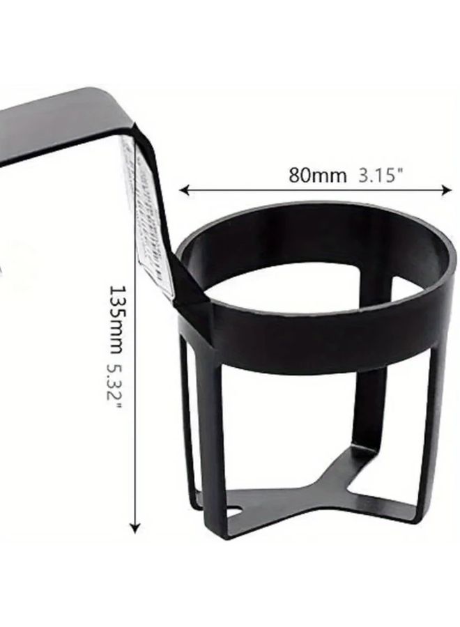 Adjustable Car Cup Holder With Window Hook Heavy Duty Suction Cup Mount Ergonomic Adjustable Arm Non Slip Base Dashboard Organizer For Cars Trucks SUVs Compatible Single Dual Cup Holders Durable Plastic Construction Secure Fit One Handed Installation Spill Resistant Design Ideal On The Go Use No Drilling Required Car Seat Cup Holder Rear Seat Accessories Extra Cup Holder 1pc - Image 2