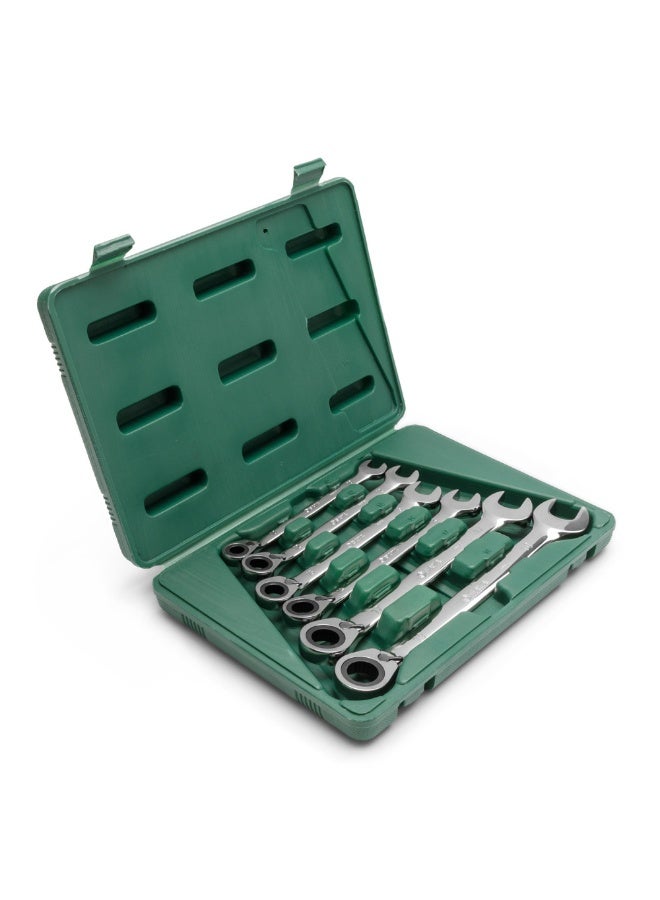 SATA GL09080 6-Piece Metric Reversible Ratcheting Wrench Set - Image 1