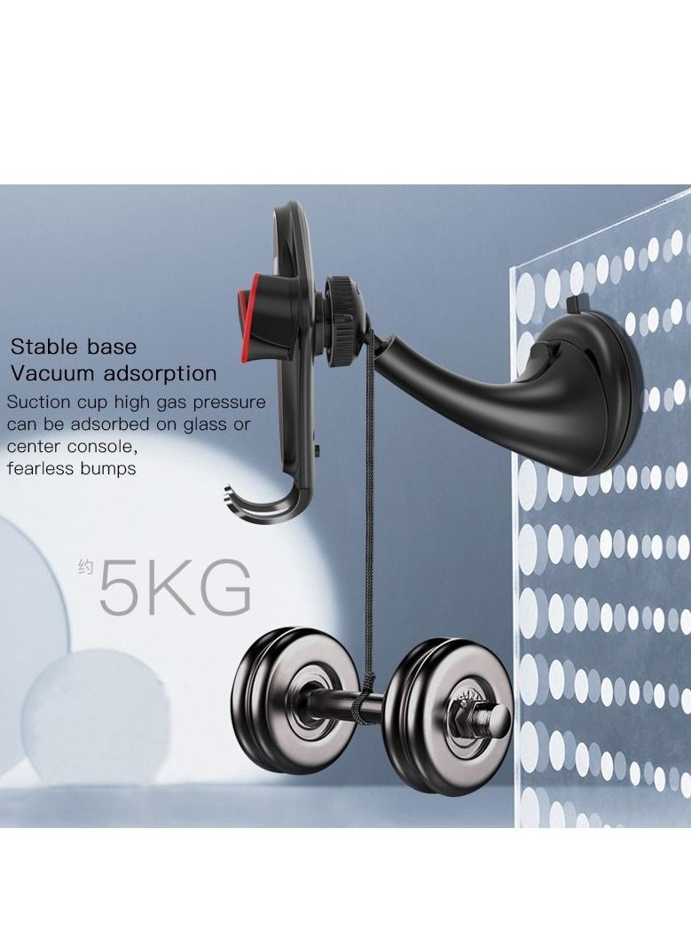 Yesido C53 Mobile Holder For Car/Office - Black - Image 3