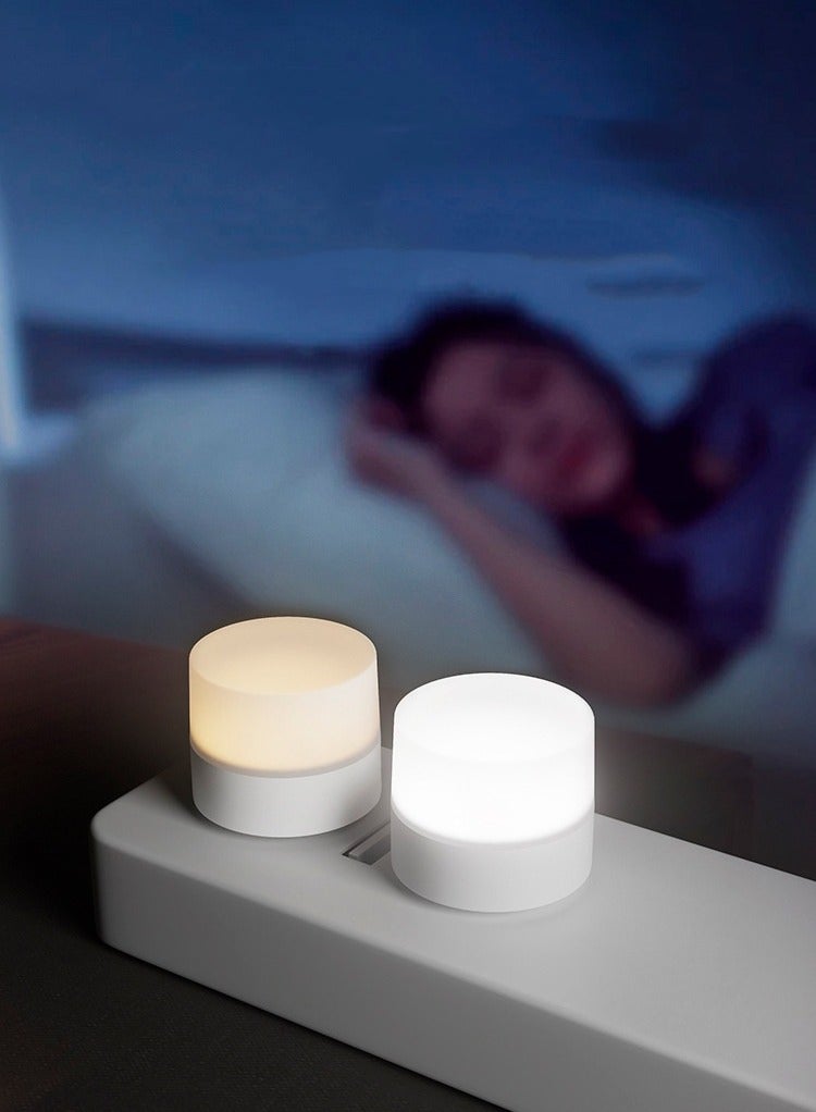 10 PCS LED Night Light Bulb USB Type White Colour New, Car USB Night Light, LED Toilet Light, Nite Light Bulb Baby, Bright Night Light for Kids bedroom, Usb Mini Light LED White Light and Yellow Light  - Image 2
