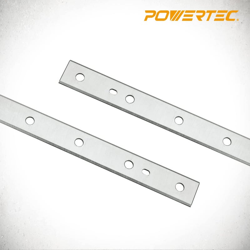 POWERTEC 12-1/2 Inch Planer Blades for DeWalt DW734 Planer, Replacement for DW7342 Planer Knives, Set of 3 (12801) - Image 2