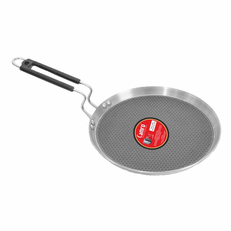 Camro Tawa for Roti and Dosa | Steel Triply Honeycomb Tawa 30cm | Induction Base Dosa Tava Non Stick | Perma-Cool Handles | Base & Induction Compatible | Metal Spoon Friendly | Sturdy Handles - Image 1