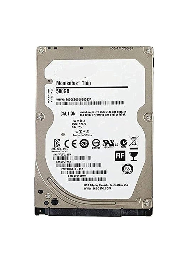 500GB Internal Laptop Hard Drive 2.5" SATA – Reliable Performance