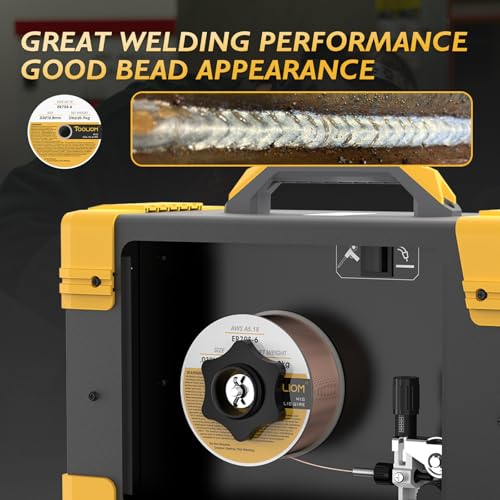 TOOLIOM MIG Welding Wire ER70S-6 .030"(0.8 mm) 2LB Solid Carbon Steel Welding Wire High Feedability MIG Wire - Image 4