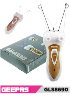 GEEPAS Geepas GLS8690 Rechargeable Ladies Epilator 1.5 W - Ideal for All Types of Skin, Electric Body Facial Hair Remover, Cotton Thread Epilator  - Image 4