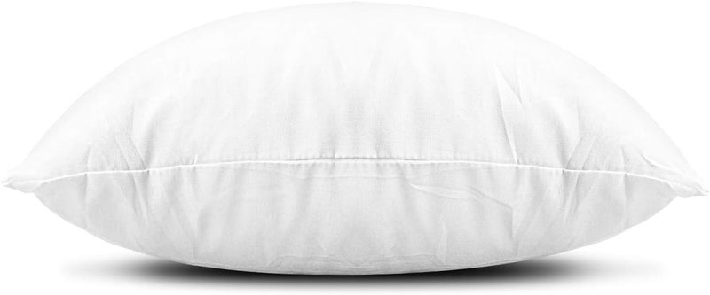 Edow Throw Pillow Inserts, Set of 4 Lightweight Down Alternative Polyester Pillow, Couch Cushion, Sham Stuffer, Machine Washable. (White, 20x20) - Image 2