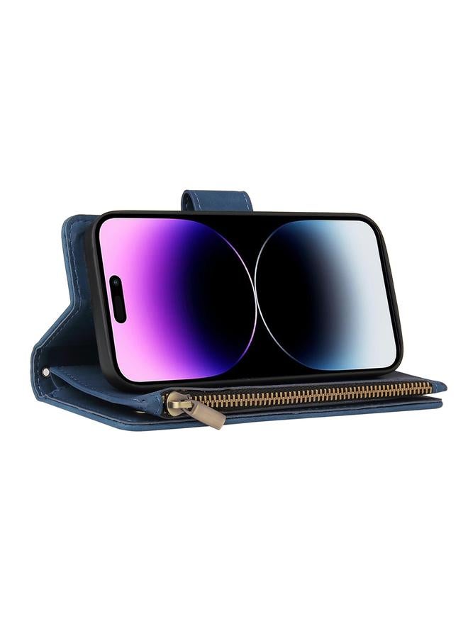 اس-توب جراب جلدي متعدد الاستخدامات مع محفظة بطاقات متعددة لهاتف iPhone 15 Pro Max - Image 5