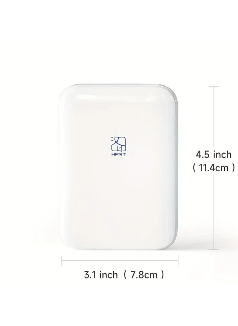 HPRT Wireless Portable Photo Printer Mini Color Printer Compatible with iOS/Android Wireless Devices, ZINK Printing, Portable Pocket Smart Printing Mobile Direct Connection Printing, Colorful High-definition Restoration  - Image 2