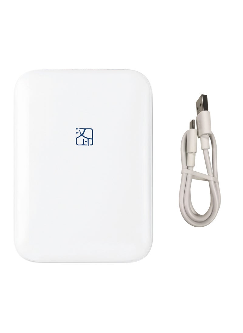 Wireless Portable Photo Printer Mini Color Printer Compatible with iOS/Android Wireless Devices, ZINK Printing, Portable Pocket Smart Printing Mobile Direct Connection Printing, Colorful High-definition Restoration