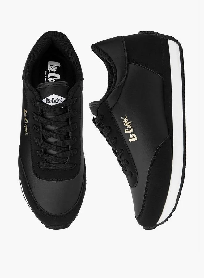 Lee Cooper Women's Panelled Lace-Up Sneakers