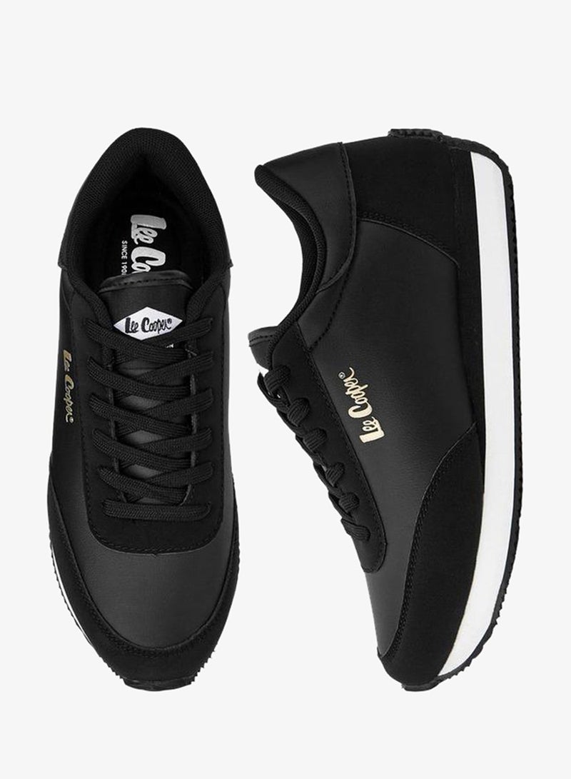 Lee Cooper Women's Panelled Lace-Up Sneakers - Image 2