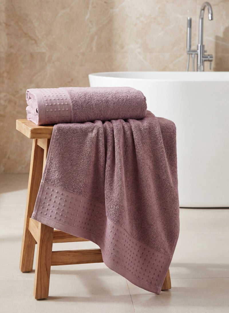 Parry Life Solo Cotton Blend Bath Towel – Highly Absorbent, Soft & Durable Bathroom Towel, Large 70×140 cm Towel - Image 1