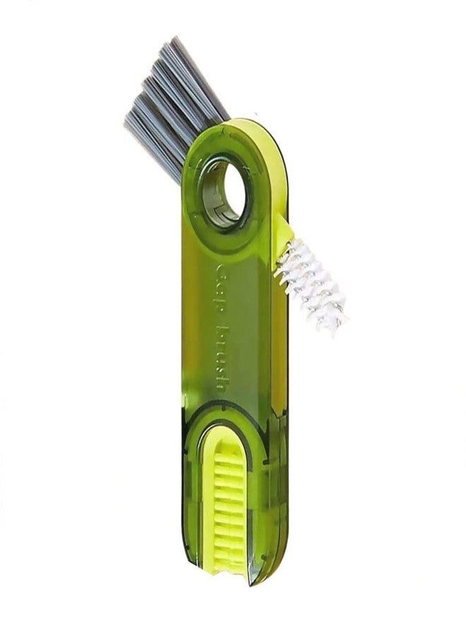 Geek Lab 3 in 1 Multifunctional Cleaning Brush, 3 in 1 Tiny Bottle Cup Lid Detail Brush Straw Cleaner Tools, Multi-Functional Crevice Cleaning Brush. - Image 1