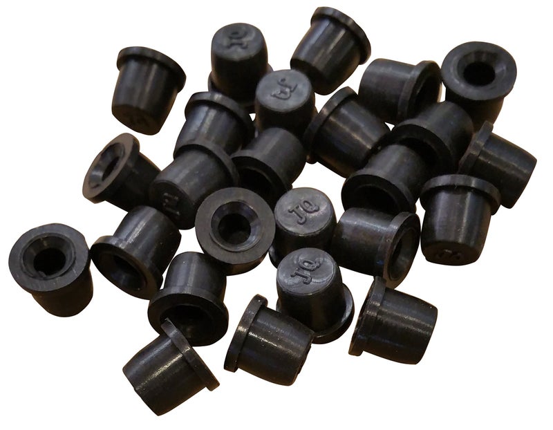 JQuad (25 Pack) Brake Bleeder Screw Caps Grease Zerk Fitting Cap Rubber Dust Cover - Image 1