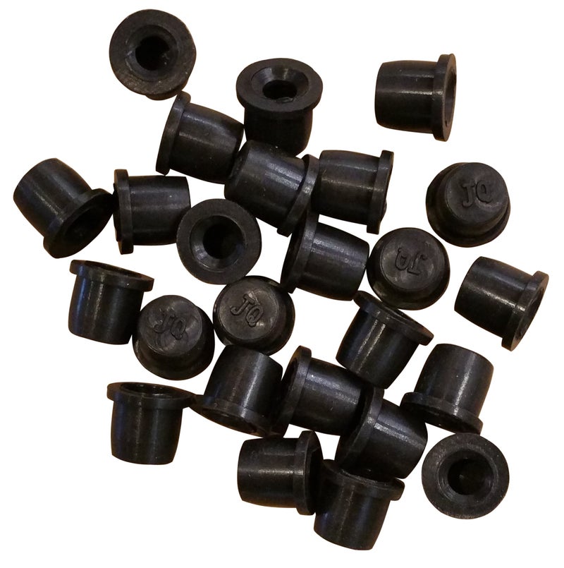 JQuad (25 Pack) Brake Bleeder Screw Caps Grease Zerk Fitting Cap Rubber Dust Cover - Image 2