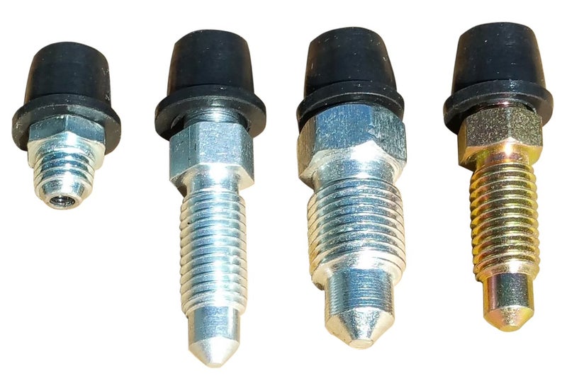JQuad (25 Pack) Brake Bleeder Screw Caps Grease Zerk Fitting Cap Rubber Dust Cover - Image 4