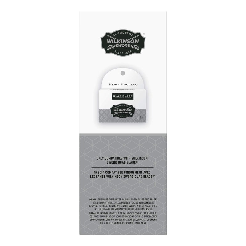 Wilkinson Sword Quad Blade Razor for Men With 5 Quad Blade Razor Refills - Image 5