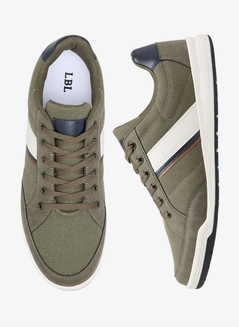 LBL By Shoexpress Panelled Sneakers With Lace-Up Closure