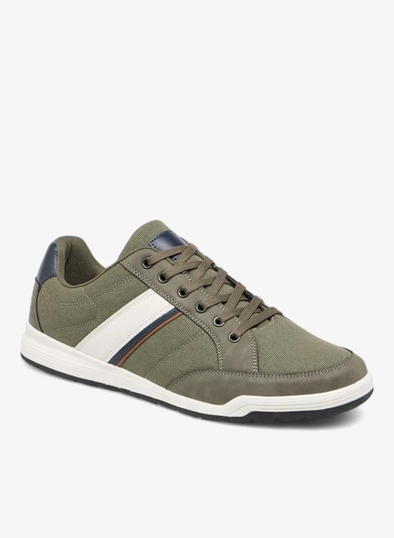 LBL By Shoexpress Panelled Sneakers With Lace-Up Closure