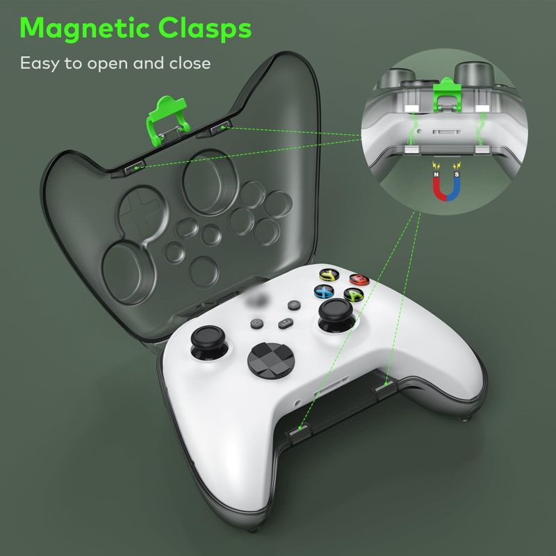 Splatoon 3 Pro Controller Case Transparent Black Semi-Hard Shell - Dust Protection Gaming Accessories - Drop-Resistant Travel Cover for Wireless Controller - Image 2