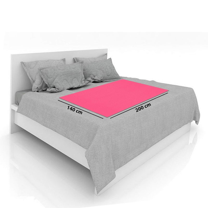 POLKA TOTS Waterproof & Reusable Baby Bed Protector Absorbent Mat Dry Sheet for New Born Infants (Rose Pink, 140 X 200 CM, Extra Large) - Image 5