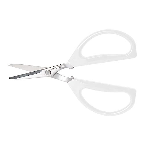 Joyce Chen Original Unlimited Kitchen Scissors All Purpose Kitchen Shears With Comfortable Handles White 20