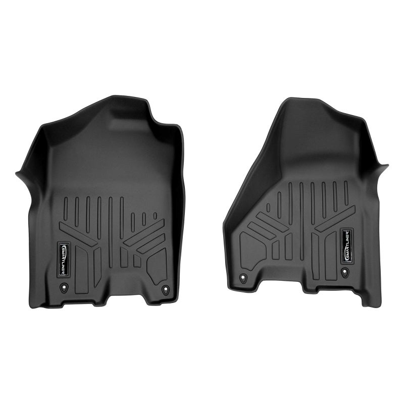 SMARTLINER Floor Mats 1st Row Liner Set Compatible with 20132018 Ram 1500