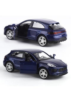 Generic 1/36 Porsche Macan Car Model, Porsche Model Car, Zinc Alloy Toy Car for Kids, Pull Back SUV Vehicles Toy Car for Toddlers Kids Boys Girls Gift (Blue)  - Image 3
