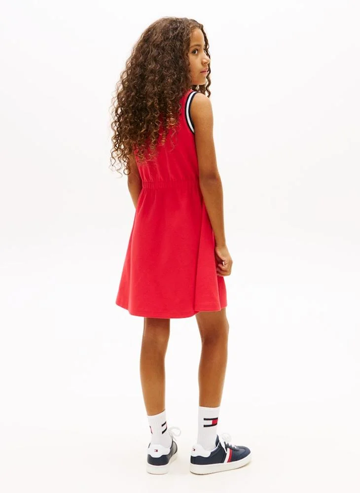 TOMMY HILFIGER Kids Wavy Flag Sleevless Dress