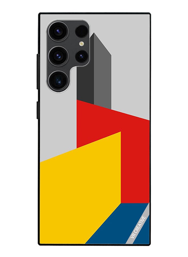 VR CREATIVE Protective Case Cover For Samsung Galaxy S24 Ultra Bauhaus Tower Design Multicolour - Image 1