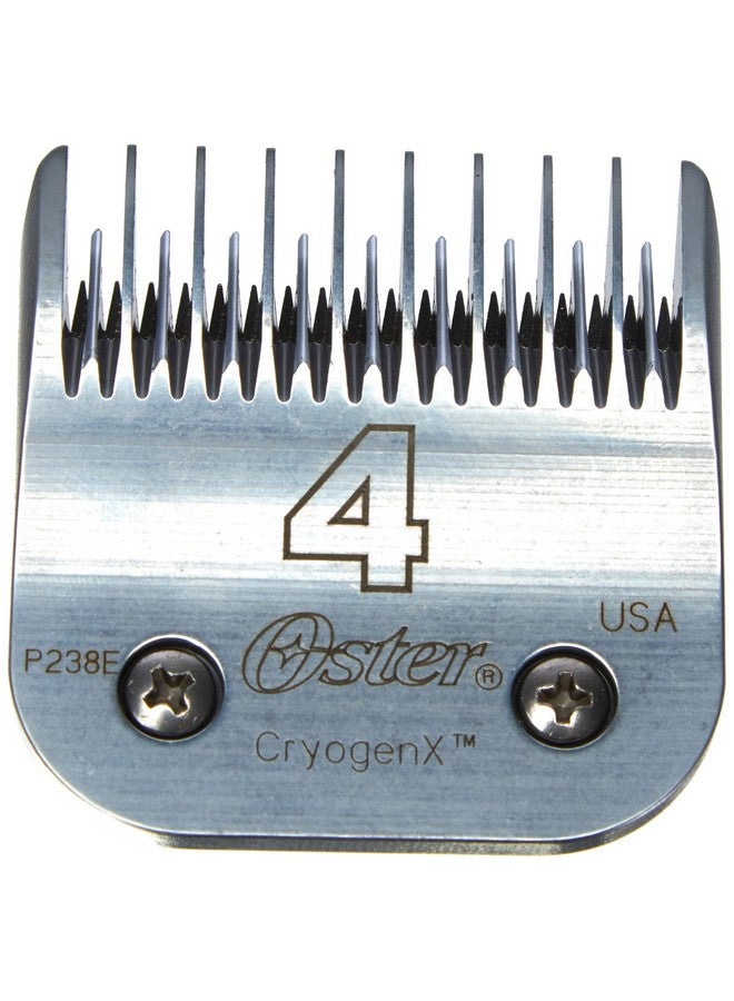 Oster CryogenX Professional Animal Clipper Blade, Skip Tooth, Size 4 (078919-136-005),Silver - Image 1