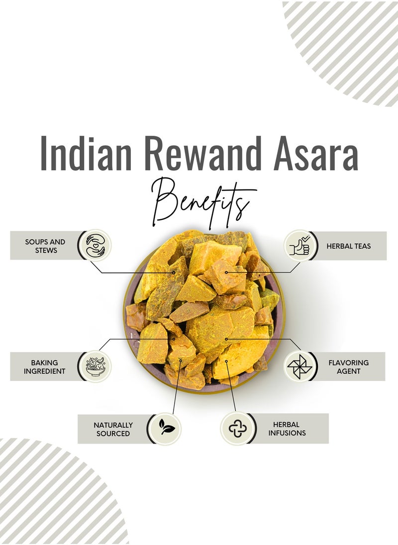 Awafi Mill AWAFI MILL Rewand Asara Indian Rhubarb | Premium Dried Indian Rhubarb Roots for Culinary and Herbal Uses  - Image 3