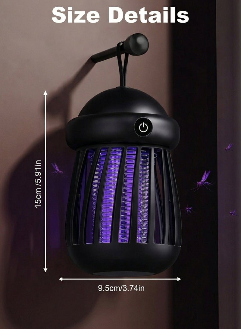 Ump Portable Bug Zapper and Electric Mosquito Killer Lamp, Built-in Rechargeable Battery,with Powerful Electric Shock and UV Lighting,Indoor, Outdoor, Garden & Camping Use - Image 5
