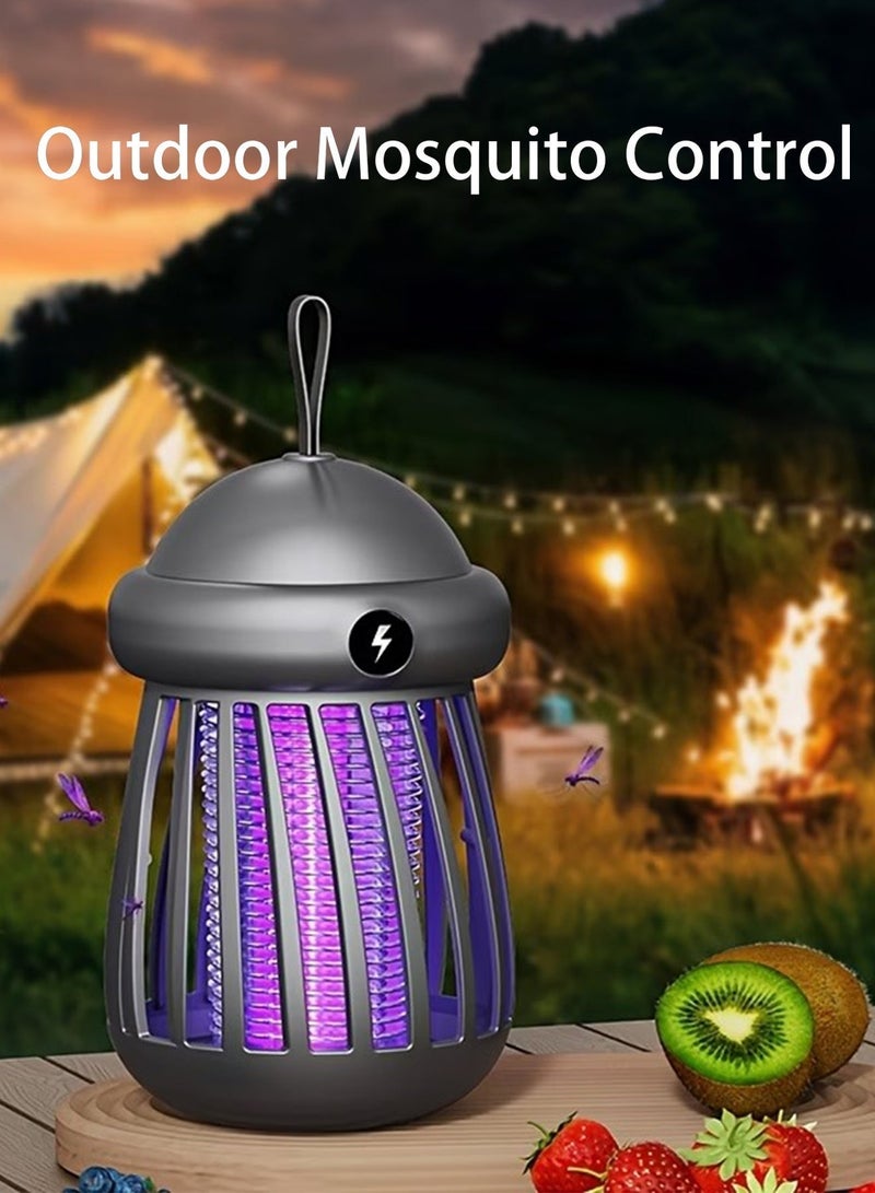 Ump Portable Bug Zapper and Electric Mosquito Killer Lamp, Built-in Rechargeable Battery,with Powerful Electric Shock and UV Lighting,Indoor, Outdoor, Garden & Camping Use - Image 2